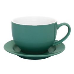 Olympia Cafe Cappuccino Cup Aqua - 340ml 11.5fl oz (Box 12) (Pack of 12)
