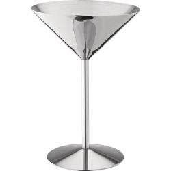 Utopia Stainless Steel Martini Glass 240ml (6 Pack)