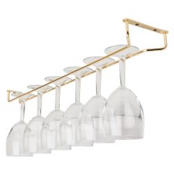 Beaumont Brass Wine Glass Rack