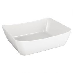 Olympia Kristallon Curve Crock 1/2GN White