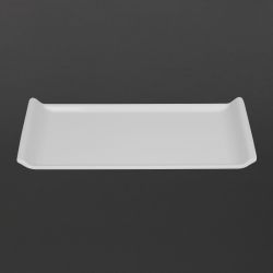 Olympia Kristallon Melamine Platter White 300 x 150mm