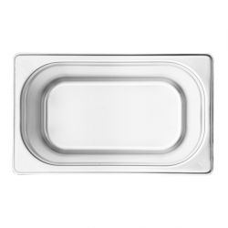 Vogue Stainless Steel 1/4 Gastronorm Tray