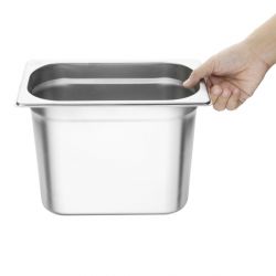 Vogue Stainless Steel 1/4 Gastronorm Tray