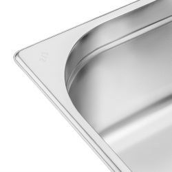 Vogue Stainless Steel 2/3 Gastronorm Tray