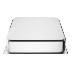 Vogue Stainless Steel 2/1 Gastronorm Tray