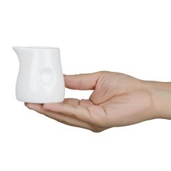 Olympia Whiteware Dimpled Milk Jugs 70ml (6 Pack)