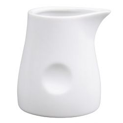 Olympia Whiteware Dimpled Milk Jugs 170ml (6 Pack)