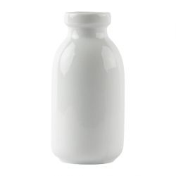 Olympia Whiteware White Mini Milk Bottle 145ml (12 Pack)