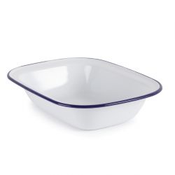 Olympia Enamel Dishes Rectangular 280 x 190mm (6 Pack)