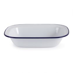Olympia Enamel Dishes Rectangular 280 x 190mm (6 Pack)