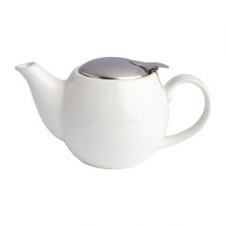 Olympia Cafe Teapot White - 510ml 17.2fl oz (Box 1)
