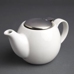 Olympia Cafe Teapot White - 510ml 17.2fl oz (Box 1)