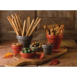 Churchill Bit On The Side Plant Pot Pebble 17oz (6 Pack)