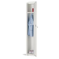 Elite Single Door 300mm Deep Lockers White