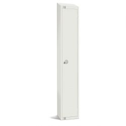 Elite Single Door 450mm Deep Lockers White