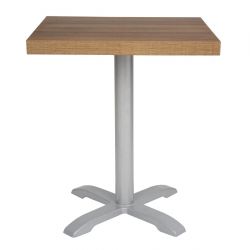 Bolero Pre-drilled Square Tabletops Rustic Oak