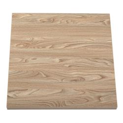 Bolero Pre-drilled Square Tabletops Antique Natural