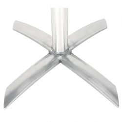Bolero Round Flip Top Poseur Table Stainless Steel 600mm