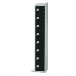 Elite Eight Door 450mm Deep Lockers Black