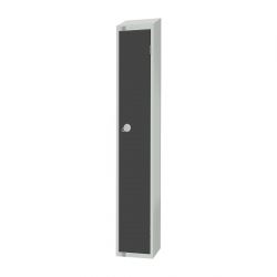 Elite Single Door 450mm Deep Lockers Graphite Grey