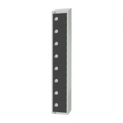 Elite Eight Door 450mm Deep Lockers Graphite Grey
