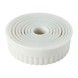 Schneider Serrated Round Pastry Cutters (9 pack)