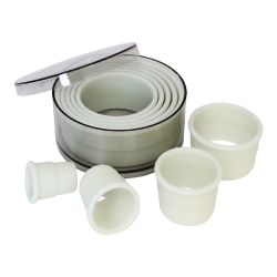 Schneider Plain Round Pastry Cutters (9 pack)