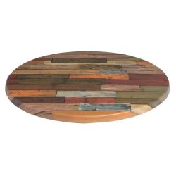 Werzalit Pre-drilled Round Table Tops Blanchas Red