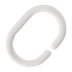 Mitre Essentials May Plastic Shower Curtain Ring (12 pack)