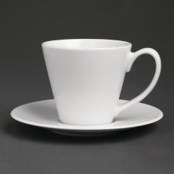 Royal Porcelain Classic White Tea Cup Saucer 145mm (12 pack)