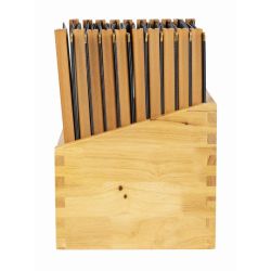 Securit Wood Spine American Style Menu Covers and Storage Box A4 Black (Pack of 20)