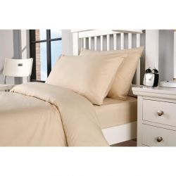 Mitre Essentials Spectrum Housewife Pillowcase Oatmeal (Pack of 2)