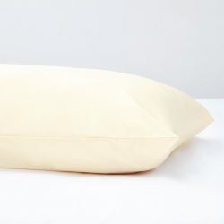 Mitre Essentials Temir Housewife Pillowcase Oatmeal (2 pack)