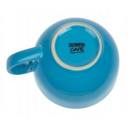 Olympia Cafe Cappuccino Cup Blue - 340ml 11.5fl oz (Box 12) (Pack of 12)