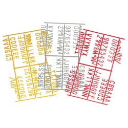 Beaumont Peg Board Lettering 20mm White (Pack of 6)