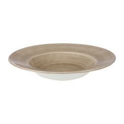 Churchill Stonecast Patina Antique Round Wide Rim Bowls Taupe 280mm (Pack of 12)