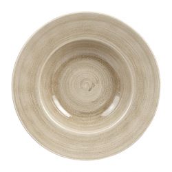 Churchill Stonecast Patina Antique Round Wide Rim Bowls Taupe 280mm (Pack of 12)
