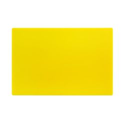 Hygiplas Low Density Antibacterial Chopping Board Yellow 450x300x10mm