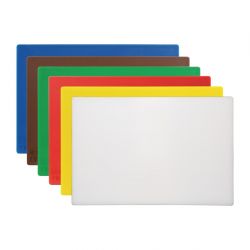 Hygiplas High Density Antibacterial Chopping Board Set 450x305x12mm (6 pack)