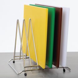 Hygiplas Triangle Chopping Board Rack 6 Slots