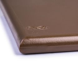 Hygiplas Extra Thick High Density Brown Chopping Board