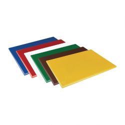 Hygiplas Extra Thick High Density Brown Chopping Board