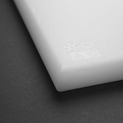 Hygiplas Extra Thick High Density White Chopping Board