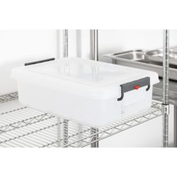 Araven Food Storage Container with Lids and Colour Coded Clips