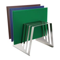 Hygiplas Tiered Chopping Board Rack 6 Slots