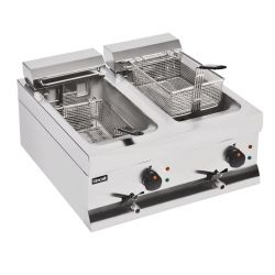 Lincat Twin Tank Twin Basket Countertop Electric Fryer DF66