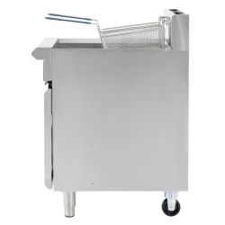 Blue Seal Twin Tank Twin Basket Free Standing Gas Fryer GT46
