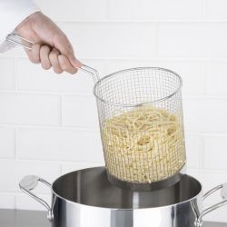 Vogue Stainless Steel Spaghetti Basket 15cm