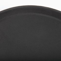 Olympia Kristallon Fibreglass Round Non-Slip Tray Black