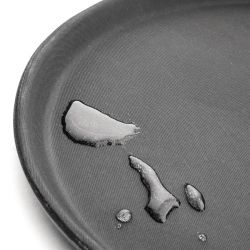 Olympia Kristallon Fibreglass Round Non-Slip Tray Black